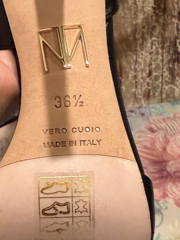 Tamara Mellon Block Heal Leather Shoes Pumps 6 Like New Italy — image 2 of 7
